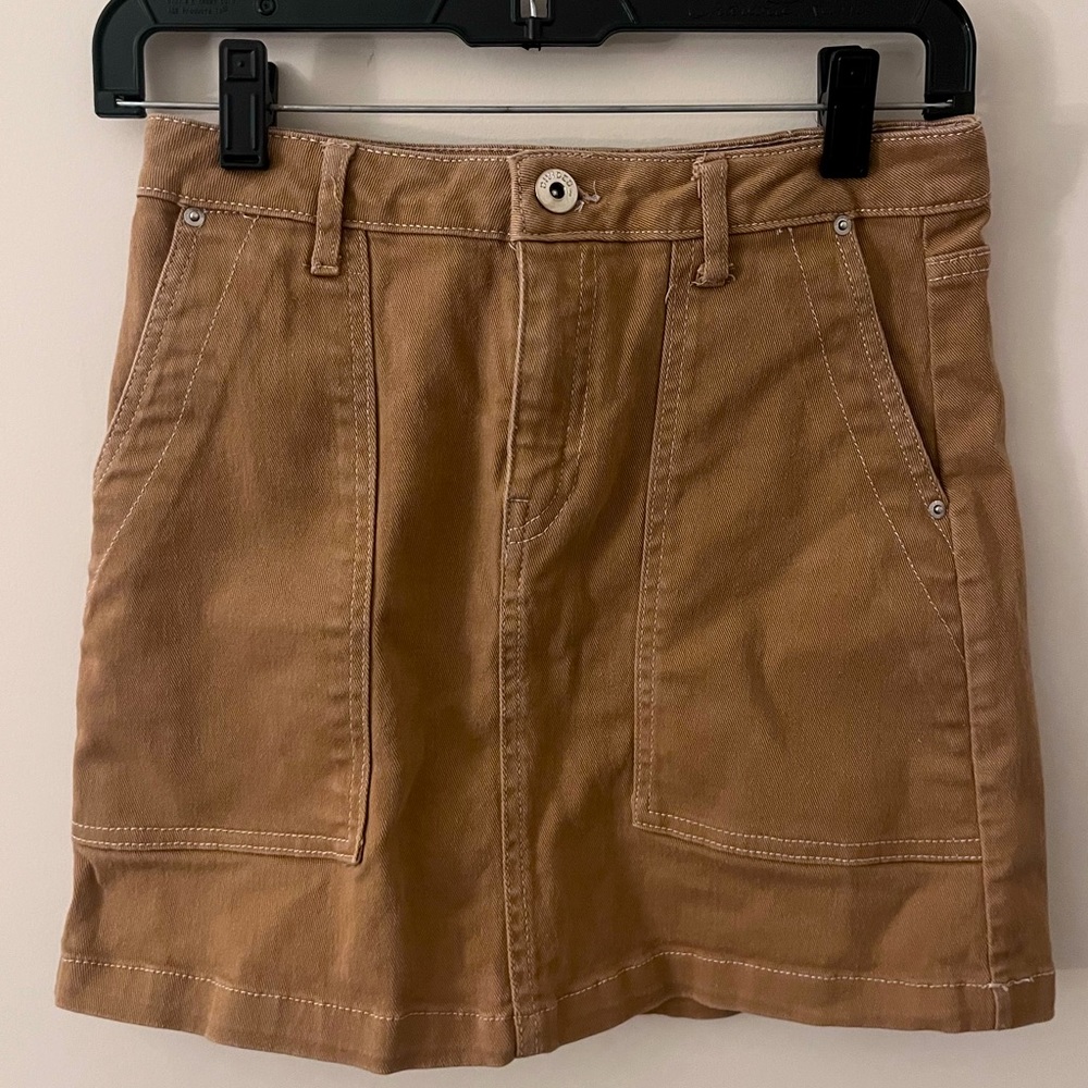 Brown mini skirt HM women